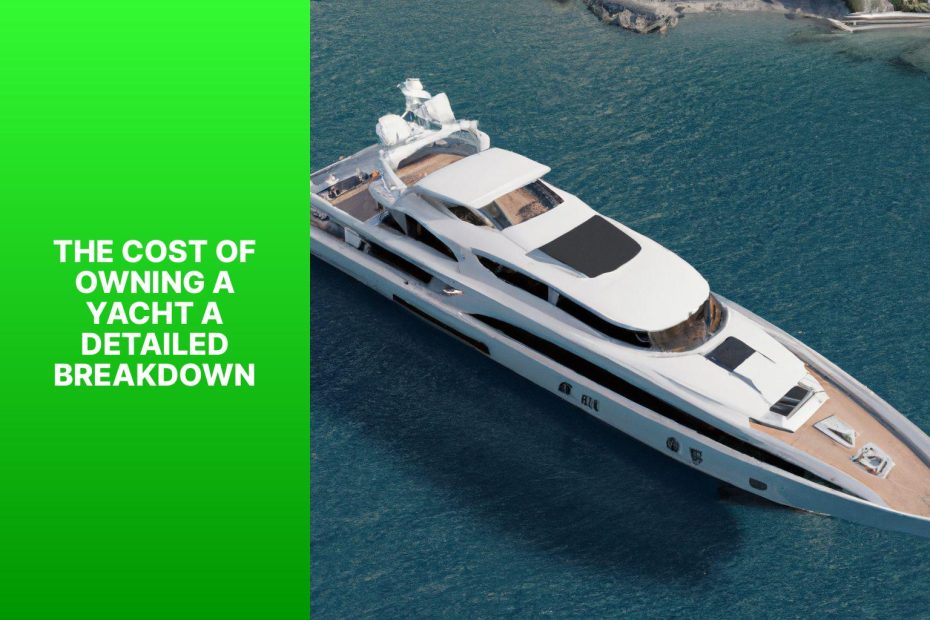 2024 Guide: Understanding the Cost of Owning a Yacht